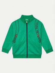 United Colors Of Benetton Bluza 330SG5038 Zielony Regular Fit. Zielone bluzy dla chłopców United Colors Of Benetton, bez wzorów, z bawełny, bez ramiączek, bez kaptura. Za 79.99 zł.