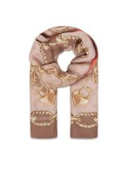 Guess Chusta AW5462 MOD03 Beżowy. Brązowe czapki i kapelusze damskie Guess, z aplikacjami. Za 239.99 zł.