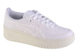 Buty sportowe Sneakersy damskie, ASICS Japan S PF. Białe obuwie sportowe damskie Asics, bez wzorów, z materiału, trekkingowe. Za 370.00 zł.