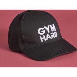 Czapka z daszkiem Gym Hard - Czarny. Czarne czapki i kapelusze damskie Sinsay, bez wzorów. W wyprzedaży za 9.99 zł.
