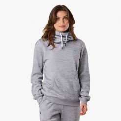 Bluza treningowa kobieca Swedemount Training Logo Hood II szybkoschnąca. Niebieskie bluzy damskie SWEDEMOUNT, bez wzorów, do biegania. Za 199.99 zł.