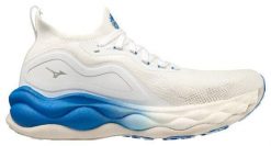 Buty do biegania damskie Mizuno Wave Neo Ultra. Białe obuwie sportowe damskie Mizuno, bez wzorów, z materiału, do biegania, mizuno wave. Za 499.99 zł.