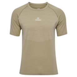 Bezszwowa koszulka Newline Pace. Brązowe koszulki sportowe męskie Newline, bez wzorów, bez kołnierzyka, bez ramiączek, do piłki nożnej. Za 203.50 zł.