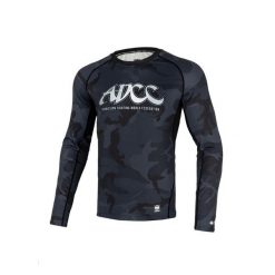 Longsleeve męski Pitbull Rashguard ADCC Camo. Czarne bluzki z długim rękawem męskie PITBULL, m, bez wzorów, bez kołnierzyka. Za 159.00 zł.