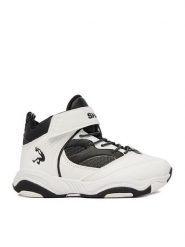 SHAQ Buty do koszykówki C-SPIN MOVE AQ95001Y-WZ Biały. Białe buty sportowe chłopięce Shaq, bez wzorów, ze skóry, bez zapięcia, do koszykówki. Za 159.99 zł.