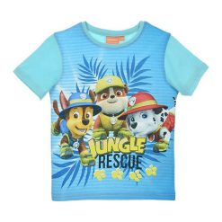 Koszulka w kolorze turkusowym. T-shirty dla chłopców marki Disney & Paw Patrol. W wyprzedaży za 19.95 zł.