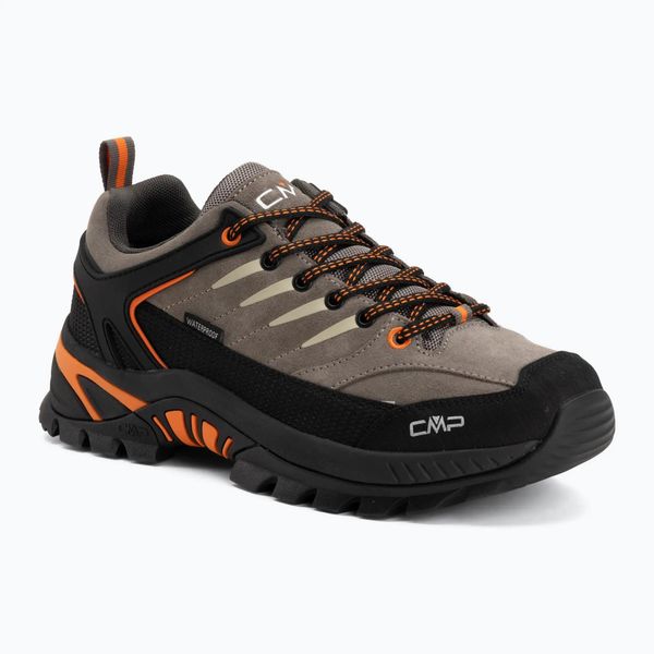 Cmp Rigel 2.0 Low WP Buty męskie ze skóry – 06PV Deserto-Flame. Brązowe trekkingi męskie CMP, outdoorowe. Za 379.99 zł.