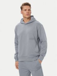 BOSS Bluza 50564113 Szary Relaxed Fit. Szare bluzy męskie Boss, l, bez wzorów, z bawełny, bez kaptura. Za 629.99 zł.