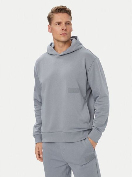 BOSS Bluza 50564113 Szary Relaxed Fit. Szare bluzy męskie Boss, m, bez wzorów, z bawełny, bez kaptura. Za 629.99 zł.