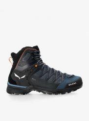 Buty trekkingowe wysokie Salewa Mountain Trainer Lite Mid GTX. Niebieskie trekkingi męskie Salewa, trekkingowe, gore-tex. Za 832.67 zł.