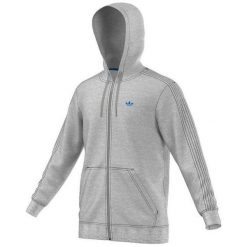 Adidas Bluza męska Classic Trefoil Hoodie szara r. S (AJ7698). Bluzy męskie marki KALENJI. Za 181.54 zł.