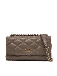 Guess Torebka HWQG96 32210 Brązowy. Brązowe torebki do ręki damskie Guess, z aplikacjami, ze skóry, wizytowe, bez dodatków. Za 329.99 zł.