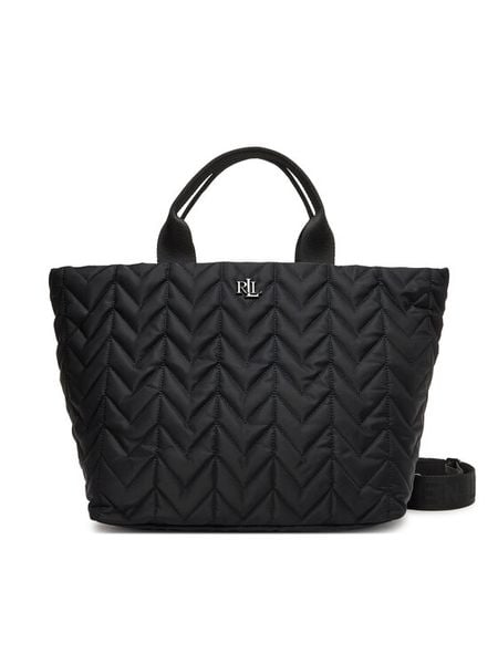 LAUREN RALPH LAUREN Torebka 431974398003 Czarny. Czarne torebki do ręki damskie Lauren Ralph Lauren, bez wzorów, z materiału, bez dodatków. Za 879.99 zł.