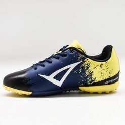 Buty piłkarskie LEGEA STARSPEED żółto-niebieskie. Niebieskie trekkingi męskie Legea, outdoorowe. Za 114.90 zł.