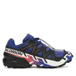 Buty do biegania Salomon. Niebieskie buty sportowe męskie Salomon, z gore-texu, bez zapięcia, do biegania, salomon speedcross, gore-tex. Za 749.99 zł.