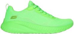 Buty damskie SKECHERS BOBS Squad Chaos (117216-LIME) 36. Zielone obuwie sportowe damskie Skechers, bez wzorów. Za 346.31 zł.