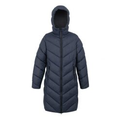 Kurtka Damska Andia II Z Kontrastowym Zamkiem Błyskawicznym. Niebieskie kurtki sportowe damskie Regatta, xl, bez wzorów, bez kaptura, trekkingowe. Za 184.99 zł.