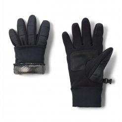 Rękawiczki sportowe damskie W Powder Lite II Glove. Czarne rękawiczki damskie Columbia, bez wzorów, z poliesteru, sportowe. Za 199.99 zł.