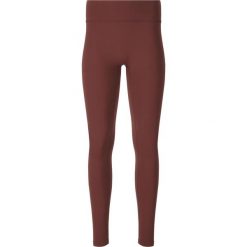 Damskie legginsy Athlecia Luxe. Brązowe legginsy damskie Athlecia, bez wzorów, na fitness i siłownię. Za 247.50 zł.