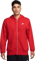 Nike Bluza męska Nike Club BB FZ Hoodie czerwona FN3861 657 S. Czerwone bluzy męskie Nike, m, bez wzorów, bez kaptura. Za 304.81 zł.