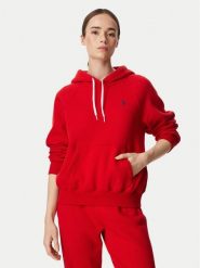 Polo Ralph Lauren Bluza 211971698510 Czerwony Regular Fit. Czerwone bluzy damskie Polo Ralph Lauren, xs, bez wzorów, z bawełny, bez kaptura. Za 859.99 zł.