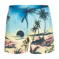Szorty kąpielowe męskie Quiksilver Everyday Paradise Volley 15". Niebieskie kąpielówki męskie Quiksilver, m, bez wzorów, krótkie. W wyprzedaży za 181.15 zł.