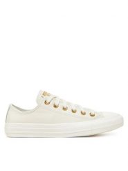 Converse Trampki Chuck Taylor All Star Gold A13814C Écru. Trampki i tenisówki damskie Converse, bez wzorów, ze skóry, retro, bez zapięcia. Za 319.99 zł.