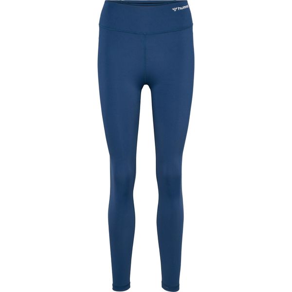 Damskie legginsy z wysokim stanem Hummel Mt Active. Niebieskie legginsy damskie Hummel, bez wzorów, na fitness i siłownię. Za 236.50 zł.