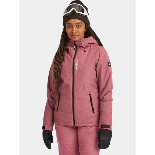 Kurtka Narciarska Damska O'Neill FWC'Cruz Melange. Czerwone kurtki snowboardowe damskie O'Neill, bez wzorów, z materiału, bez kaptura, narciarskie. Za 949.00 zł.