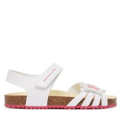 Sandały Agatha Ruiz de la Prada. Białe sandały dziewczęce Agatha Ruiz de la Prada, bez zapięcia. Za 209.99 zł.
