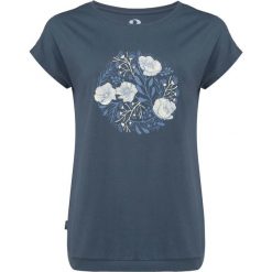 Damska koszulka Loap Barga niebieska. Czarne koszulki sportowe damskie LOOP, bez wzorów, z bawełny, sportowe, bez kołnierzyka. Za 79.69 zł.