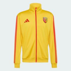 Bluza dresowa RC Lens DNA. Żółte bluzy męskie Adidas, s, bez wzorów, z dresówki, bez kaptura. Za 289.00 zł.