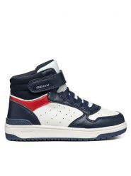 Geox Sneakersy J Washiba Boy J46LQB 05415 C4211 S Granatowy. Niebieskie buty sportowe chłopięce Geox, bez wzorów, ze skóry, bez zapięcia. Za 199.99 zł.