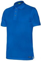 IS-08185 - Koszulka polo CAPRI ze 100% bawełny - niebieska L. Niebieskie koszulki polo męskie INDUSTRIAL STARTER, l, bez wzorów, z bawełny, bez ramiączek. Za 101.50 zł.