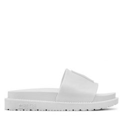 Klapki Big Star Shoes. Białe klapki damskie BIG STAR SHOES, bez wzorów, retro, bez obcasa. Za 79.99 zł.