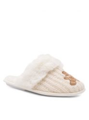 Home & Relax Kapcie 22SRY1022 Beżowy. Brązowe kapcie damskie Home & Relax, bez wzorów, z materiału. Za 59.99 zł.