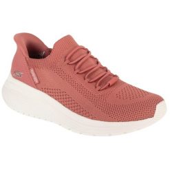 Buty sportowe Sneakersy damskie, Slip-Ins: Bobs Sparrow 2.0 - Lucky Run. Czerwone obuwie sportowe damskie Skechers, bez wzorów, trekkingowe, Skechers Sport. Za 279.99 zł.