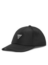 Guess Czapka z daszkiem AM9605 POL01 Czarny. Czarne czapki i kapelusze damskie Guess, z aplikacjami, z poliesteru. Za 154.99 zł.