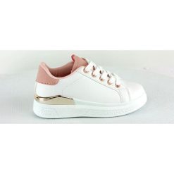 Sneakersy w kolorze jasnoróżowym. Trampki i tenisówki dziewczęce marki Rock & Joy. W wyprzedaży za 85.95 zł.