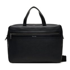 Torba na laptopa Calvin Klein. Czarne torby na laptopa męskie Calvin Klein, bez wzorów. Za 449.99 zł.