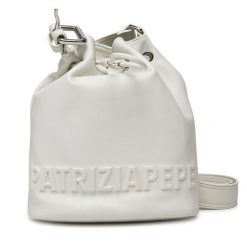 Torebka Patrizia Pepe. Białe torebki do ręki damskie Patrizia Pepe, bez wzorów, bez dodatków. Za 759.99 zł.