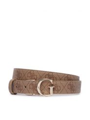 Guess Pasek BW9456 P6325 Brązowy. Brązowe paski damskie Guess, z aplikacjami, ze skóry. Za 194.99 zł.