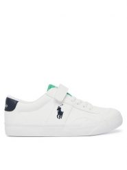 Polo Ralph Lauren Sneakersy RL04836102 Biały. Białe buty sportowe chłopięce Polo Ralph Lauren, bez wzorów, ze skóry, bez zapięcia. Za 369.99 zł.