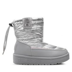 Śniegowce Big Star Shoes. Szare śniegowce dziewczęce BIG STAR SHOES, retro, bez zapięcia. Za 199.99 zł.