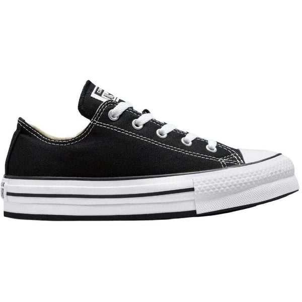 Buty sportowe Converse Chuck Taylor All Star EVA Lift Platform Canvas. Czarne obuwie sportowe damskie Converse, bez wzorów. Za 234.05 zł.