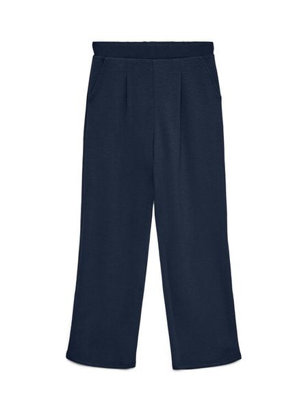 Vero Moda Spodnie materiałowe Hali 10339404 Granatowy Straight Fit. Niebieskie spodnie materiałowe damskie Vero Moda, xl, bez wzorów, z materiału. Za 159.99 zł.