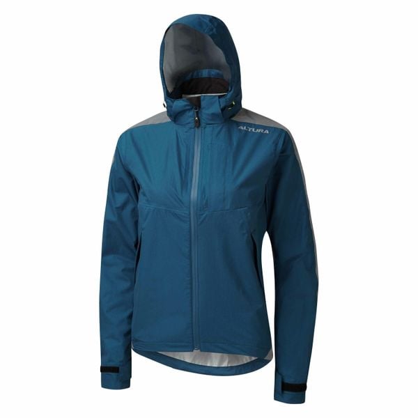 Kurtka damska Altura Typhoon Nightvision. Niebieskie kurtki damskie ALTURA, bez wzorów, rowerowe. W wyprzedaży za 255.00 zł.