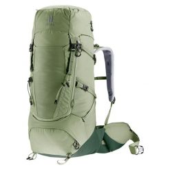 Plecak trekkingowy damski Deuter Aircontact Core 45 + 10 SL - grove/ivy. Szare plecaki damskie Deuter, bez wzorów, z materiału. Za 1,299.99 zł.