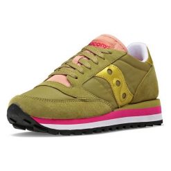 Buty Jazz Triple Rozmiar 38 - S60530-23 Zielony. Brązowe obuwie sportowe damskie Saucony, bez wzorów, trekkingowe. W wyprzedaży za 473.15 zł.