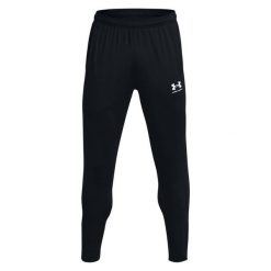 Spodnie piłkarskie męskie Under Armour Challenger Train. Czarne spodnie sportowe męskie Under Armour, m, bez wzorów, do biegania. Za 179.99 zł.